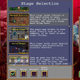 The stage selection screen in Vampire Survivors.